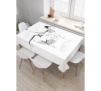 Прямоугольная скатерть JoyArty Горячее блаженство из сатена tc_3373_120x145