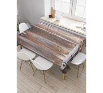 Прямоугольная скатерть JoyArty Старая дверь на кованых завесах из сатена tc_9801_120x145