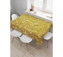 Прямоугольная скатерть JoyArty Зеркальная клетка из сатена tc_30987_120x145