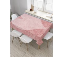 Прямоугольная скатерть JoyArty Сердце на орнаментах из сатена tc_35308_120x145