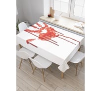 Прямоугольная скатерть JoyArty Следы крови из сатена tc_22091_120x145