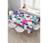 Прямоугольная скатерть JoyArty Геометрические галлюцинации из сатена tc_20793_120x145
