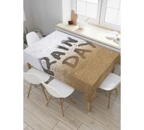 Прямоугольная скатерть JoyArty Дождливый день из сатена tc_7720_120x145