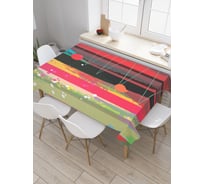Прямоугольная скатерть JoyArty Пятнистые краски из сатена tc_5773_120x145