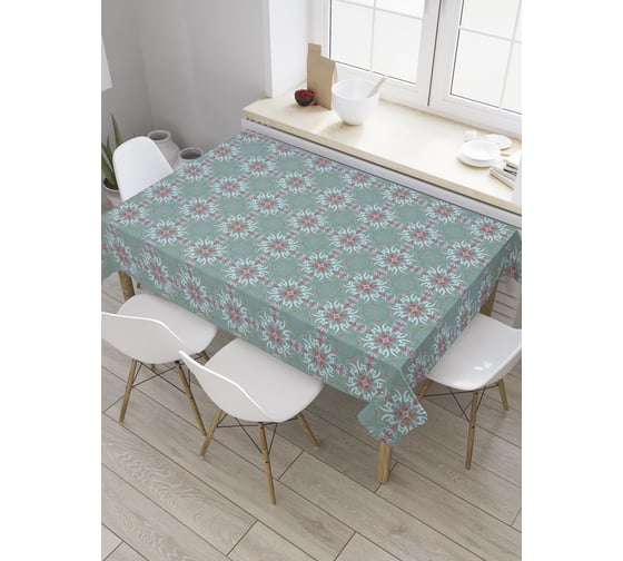 Прямоугольная скатерть JoyArty Стилизованный этнос из сатена tc_28600_120x145 1