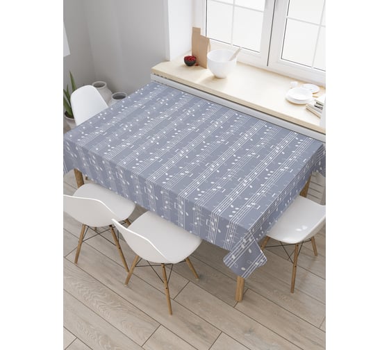 Прямоугольная скатерть JoyArty Представь музыку из сатена tc_21701_120x145 1