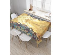 Прямоугольная скатерть JoyArty Призрачная мандала из сатена tc_2549_120x145