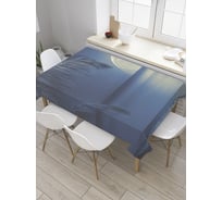 Прямоугольная скатерть JoyArty Загадочная луна из сатена tc_10246_120x145