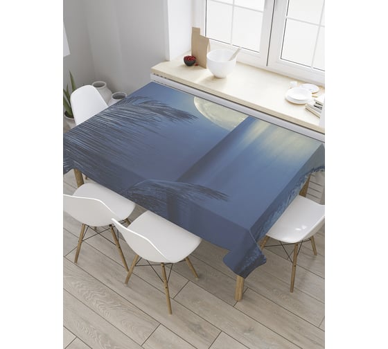 Прямоугольная скатерть JoyArty Загадочная луна из сатена tc_10246_120x145 1