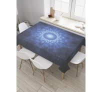 Прямоугольная скатерть JoyArty Сияние мандалы из сатена tc_35333_120x145