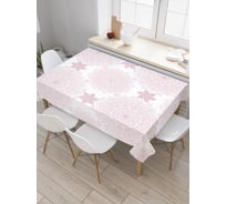Прямоугольная скатерть JoyArty Воздушный ажур из сатена tc_36896_120x145