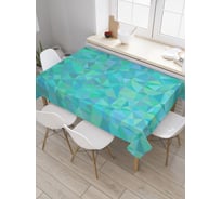 Прямоугольная скатерть JoyArty Геометрический орнамент из сатена tc_13265_120x145