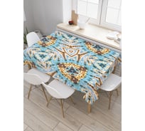 Прямоугольная скатерть JoyArty Вселенская мудрость из сатена tc_20347_120x145