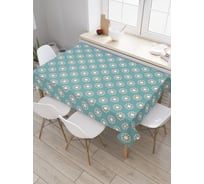 Прямоугольная скатерть JoyArty Восемь лепестков из сатена tc_28676_120x145