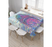 Прямоугольная скатерть JoyArty Прыгучая акула из сатена tc_19822_120x145