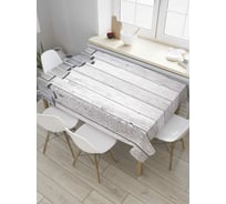 Прямоугольная скатерть JoyArty Деревянная стена из сатена tc_8476_120x145