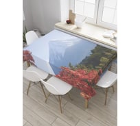 Прямоугольная скатерть JoyArty Реки счастья из сатена tc_9299_120x145
