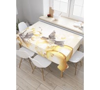 Прямоугольная скатерть JoyArty Праздничное пение из сатена tc_5762_120x145