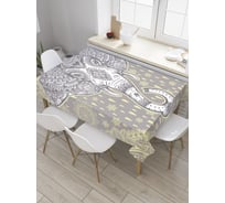 Прямоугольная скатерть JoyArty Символ индуизма из сатена tc_35386_120x145