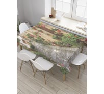 Прямоугольная скатерть JoyArty Живые стены из сатена tc_9209_120x145
