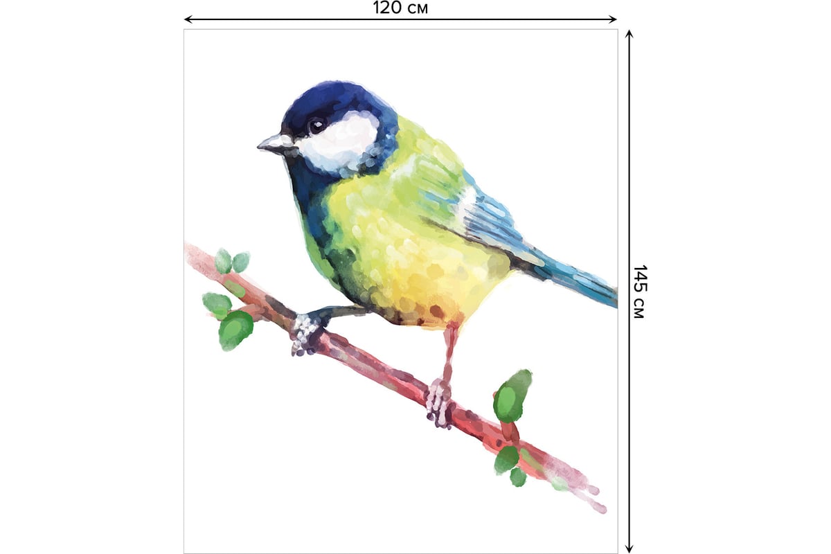 Прямоугольная скатерть JoyArty Синица на ветке из сатена tc_30346_120x145 -  выгодная цена, отзывы, характеристики, фото - купить в Москве и РФ