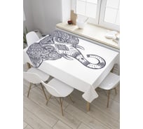 Прямоугольная скатерть JoyArty Священный ганеша из сатена tc_35389_120x145