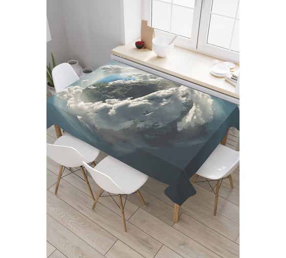 Прямоугольная скатерть JoyArty Стратосфера из сатена tc_37978_120x145