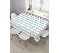 Прямоугольная скатерть JoyArty Двуцветные полосы из сатена tc_34287_120x145