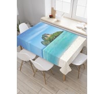 Прямоугольная скатерть JoyArty Горные заросли из сатена tc_9570_120x145