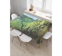Прямоугольная скатерть JoyArty Райский лес из сатена tc_18980_120x145