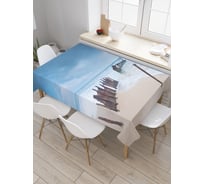 Прямоугольная скатерть JoyArty Затерянный корабль из сатена tc_20534_120x145
