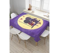 Прямоугольная скатерть JoyArty Полная луна из сатена tc_91981_120x145