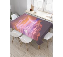 Прямоугольная скатерть JoyArty Приближение Марса из сатена tc_23010_120x145