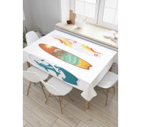 Прямоугольная скатерть JoyArty Серфы для всех из сатена tc_9695_120x145