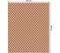 Прямоугольная скатерть JoyArty Коричневая клетка из сатена tc_29588_120x145 2