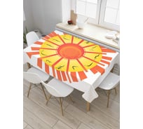 Прямоугольная скатерть JoyArty Время йоги из сатена tc_9702_120x145