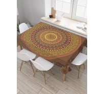 Прямоугольная скатерть JoyArty Симпатичный ковер из сатена tc_21182_120x145