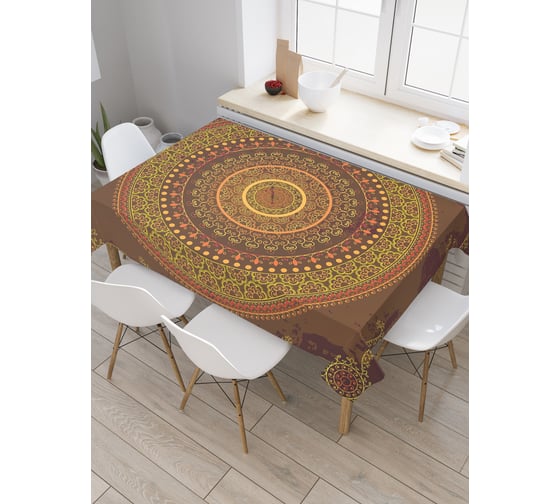 Прямоугольная скатерть JoyArty Симпатичный ковер из сатена tc_21182_120x145 1