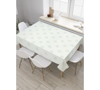 Прямоугольная скатерть JoyArty Серые круги из сатена tc_33379_120x145