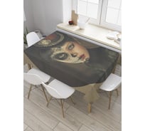 Прямоугольная скатерть JoyArty Готический портрет из сатена tc_35932_120x145