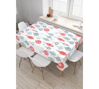 Прямоугольная скатерть JoyArty Праздничная фантазия из сатена tc_20298_120x145