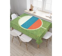 Прямоугольная скатерть JoyArty Национальный футбол из сатена tc_378895_120x145