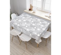 Прямоугольная скатерть JoyArty Наполнение сердцами из сатена tc_20889_120x145