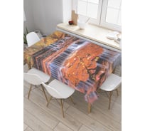 Прямоугольная скатерть JoyArty Водопадная фантазия из сатена tc_20759_120x145
