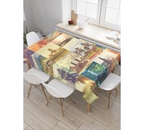 Прямоугольная скатерть JoyArty Затеряный мир из сатена tc_18448_120x145