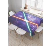 Прямоугольная скатерть JoyArty Звездная битва из сатена tc_23702_120x145
