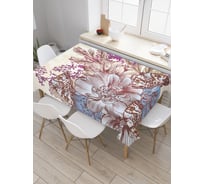 Прямоугольная скатерть JoyArty Природный всплеск из сатена tc_29373_120x145