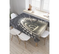 Прямоугольная скатерть JoyArty Длинная шахта из сатена tc_22087_120x145