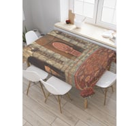 Прямоугольная скатерть JoyArty Зачарованная комната из сатена tc_19169_120x145