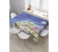 Прямоугольная скатерть JoyArty Коралловое путешествие из сатена tc_9230_120x145